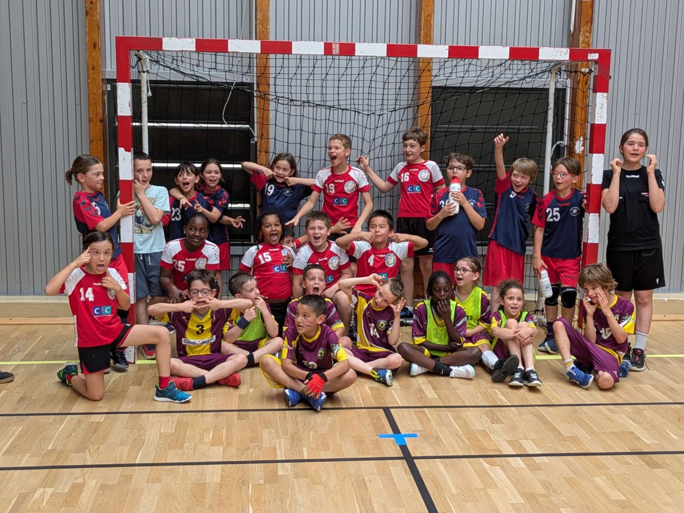 Dernier plateau école de hand de la saison ❤️